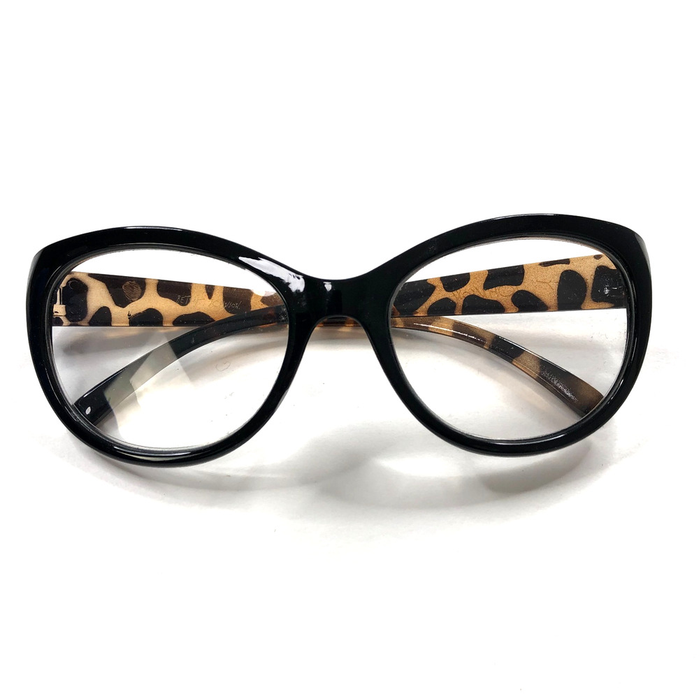 Betsey Johnson Pattern Eye Glasses Frames Eyewear Black HRJ